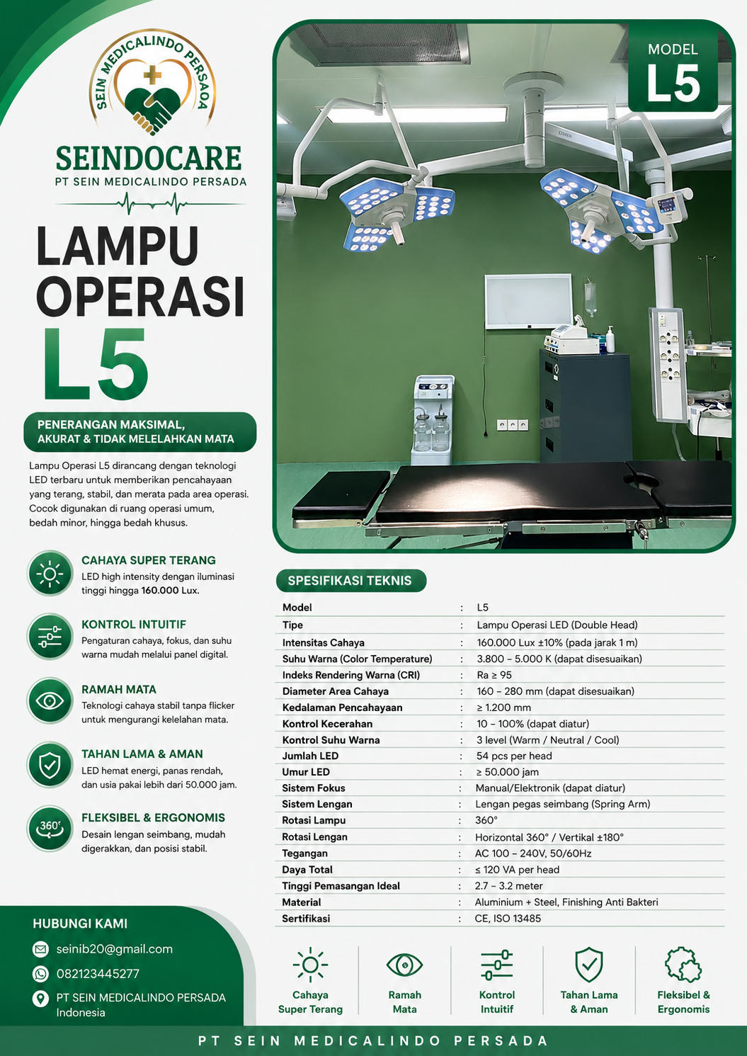 Lampu Operasi L5