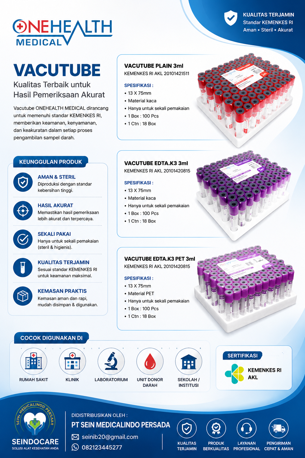 VACUTUBE EDTA